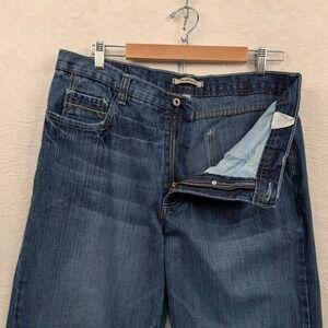 VTG Flypaper Jeans Men's 38x30 Blue Wide Leg Baggy Skater Grunge Streetwear Y2K